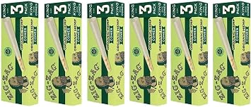 ZIG-ZAG Pre Rolled Cones- Organic Hemp-King Size Size - Slow Burning Prerolls with Tips- 6 pack of 3 cone 18 total 109 MM