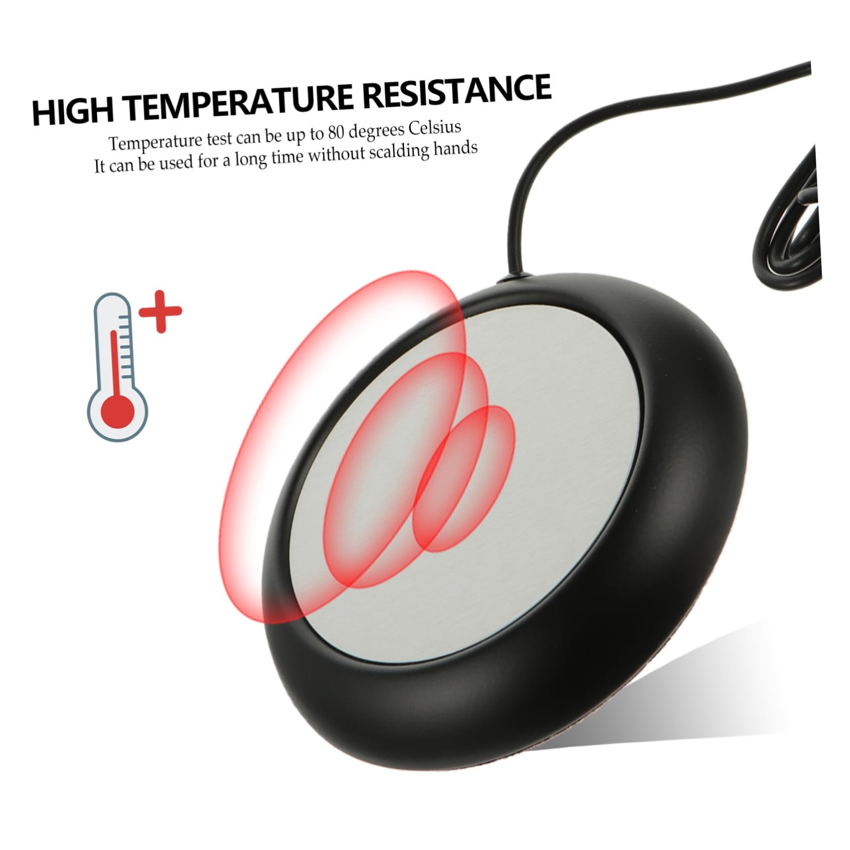 STOBAZA Mug Warmer Rustic Cup Heater for Hot Beverages Compact Design Home Office Use