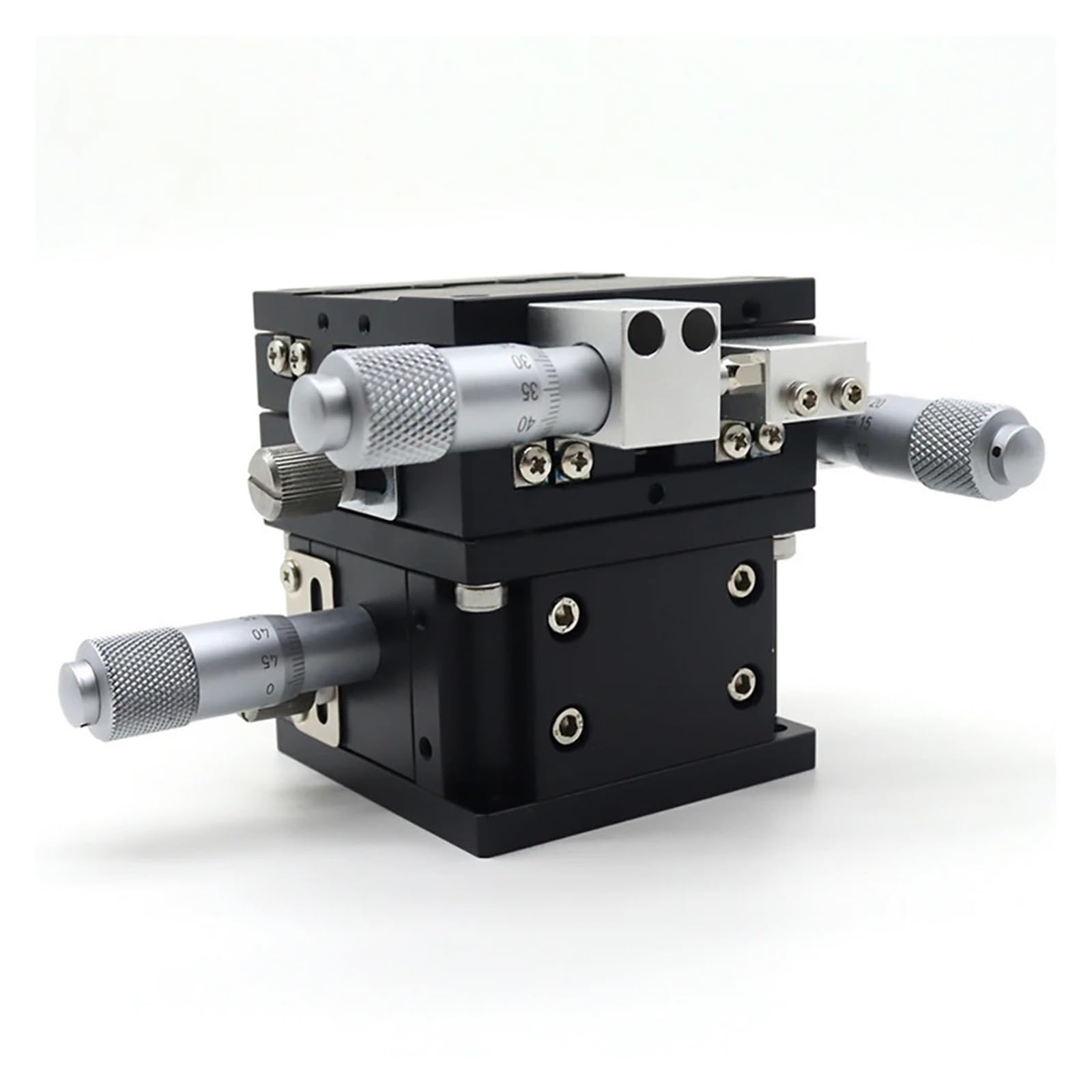 Tavola di posizionamento rotante motorizzata XYZ 60 mm LD60-LM LD60-CM LD60-RM Tavola scorrevole di regolazione fine Piattaforma di spostamento manuale Tavola scorrevole lineare Tavola scorrevole Cr