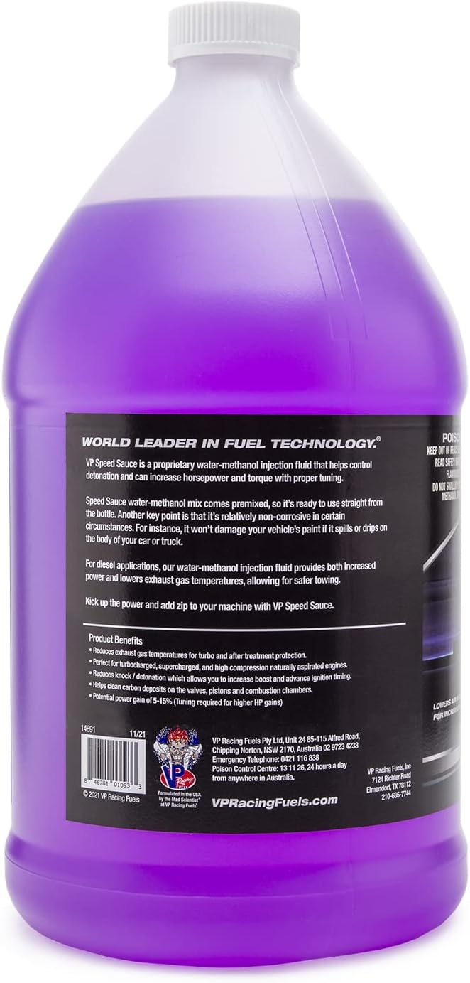 VP Racing Fuels Speed Sauce Injection Fluid, 1 Gallon, Pack of 4