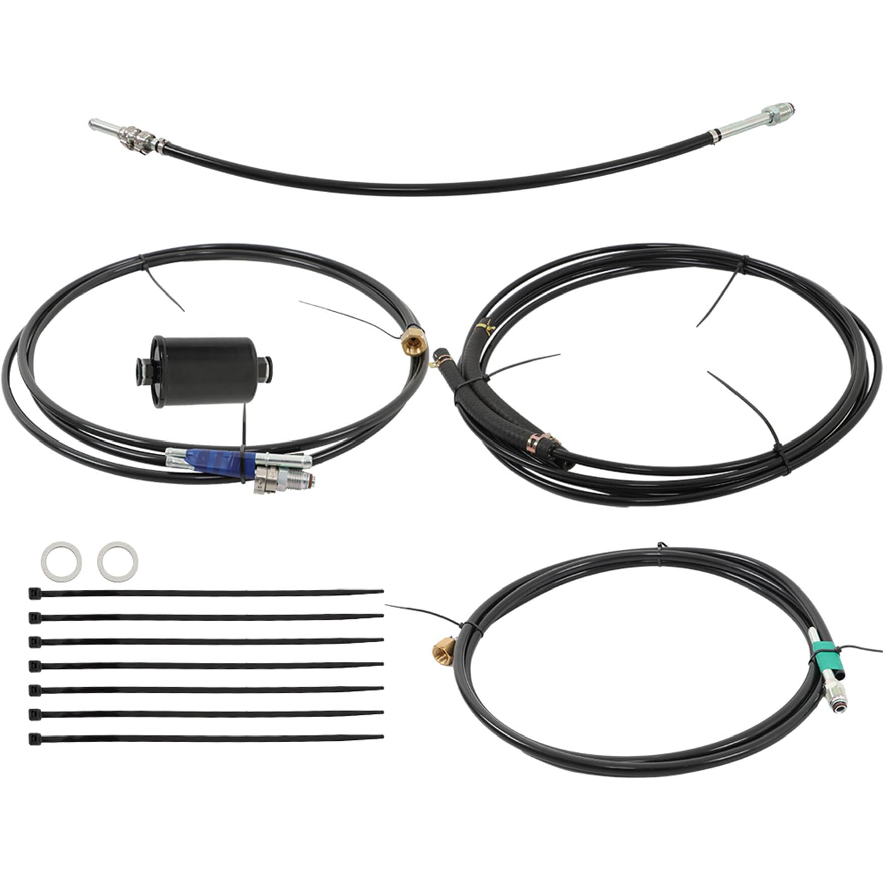 waltyotur Nylon Fuel Lines Kit Replacement for 1988-1997 Chevrolet GMC C K Gas Trucks NFR0013