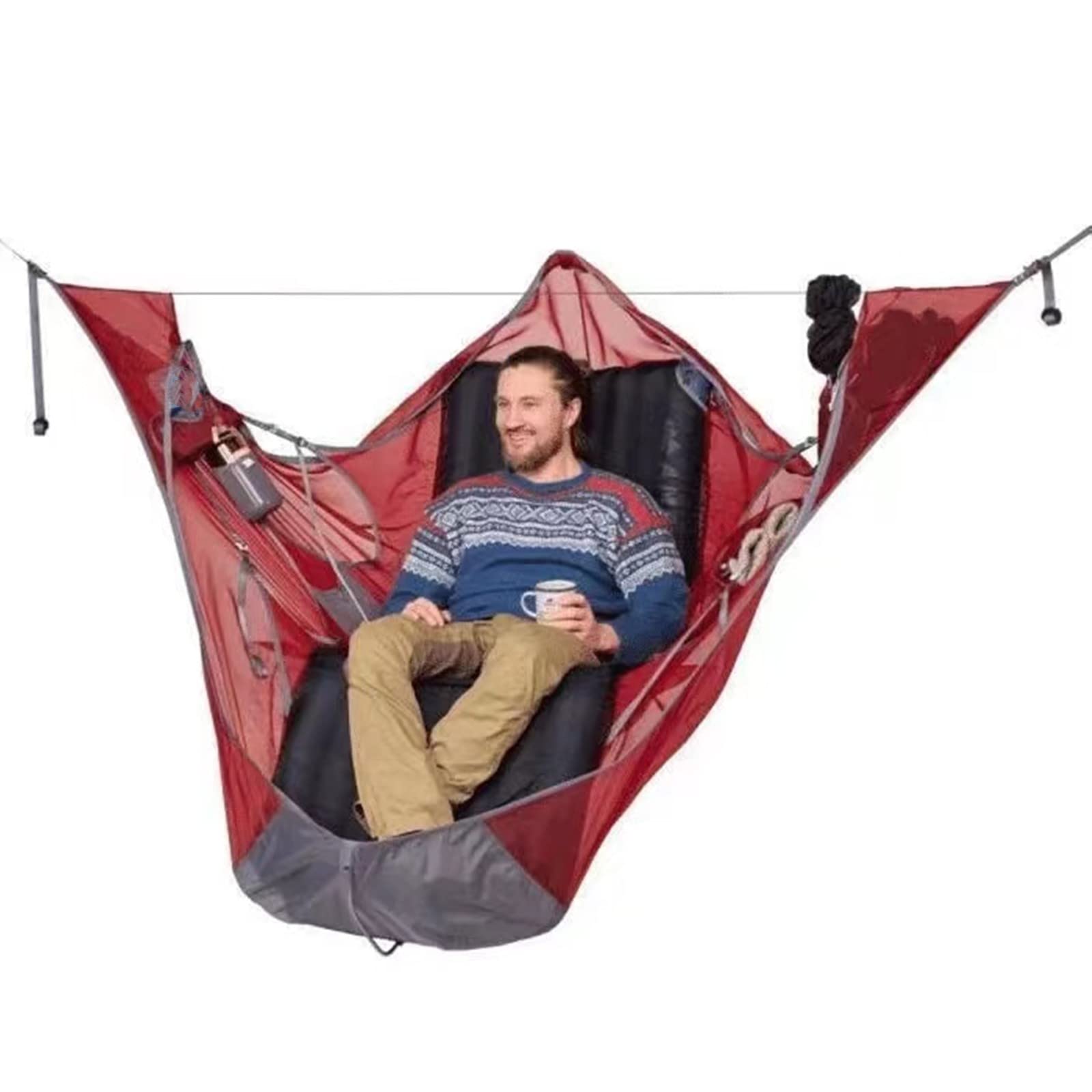 amok hängematte amazon ZYBB Hammock Tent Portable Triangle Hammock Anti-Mosquito Sunshade Tear-Proof Camping Hammock (One Person)(Color:red,Size:one Size) : Sports & Outdoors Home/Make Model Year/Piaggio/Typhoon 50/(2005) Typhoon 50 2-Stroke Fischer Damenfahrrad 28 Zoll Color:Purple+Purple