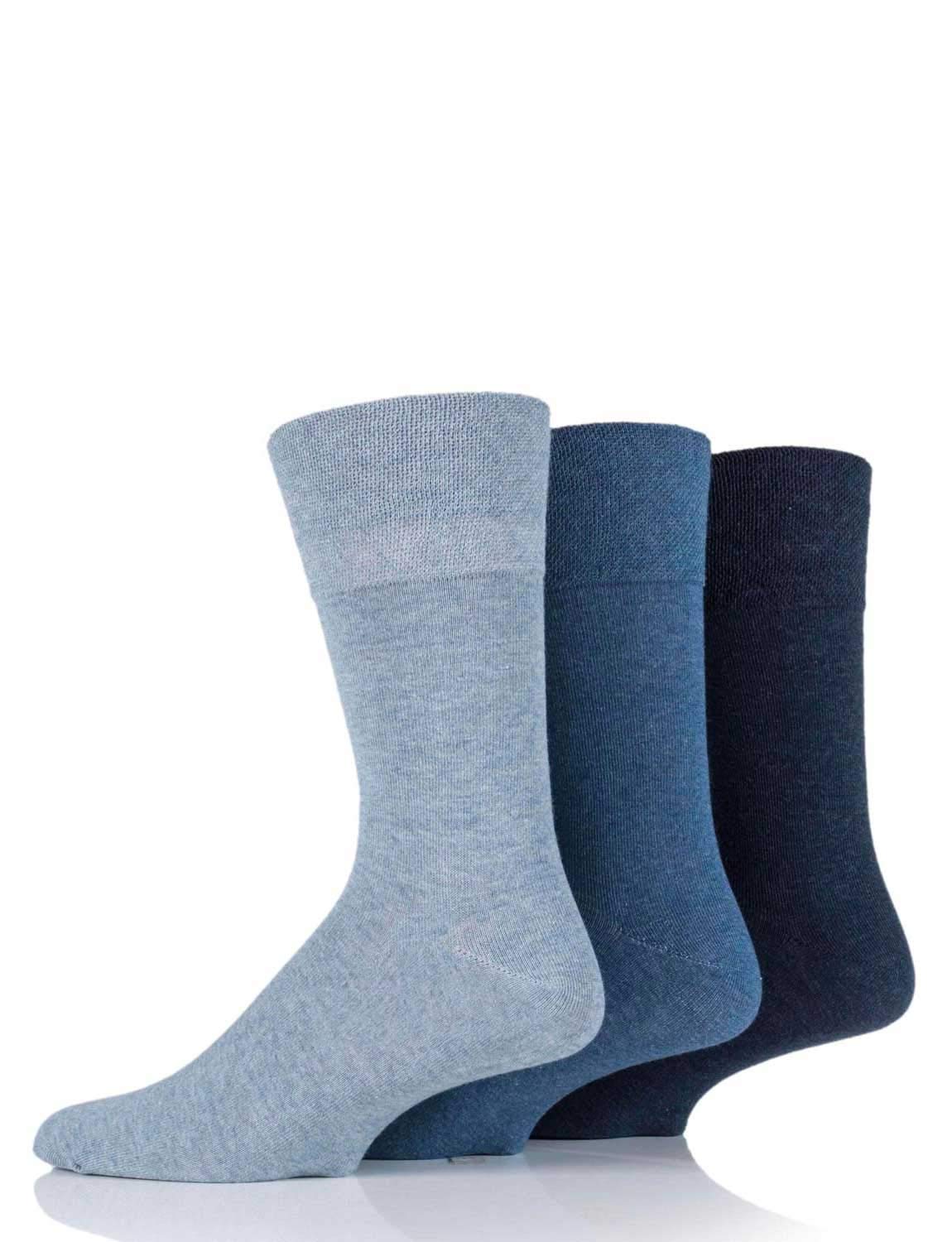 Chums Men's Assorted Diabetic Socks Pack Of 6 6-11
