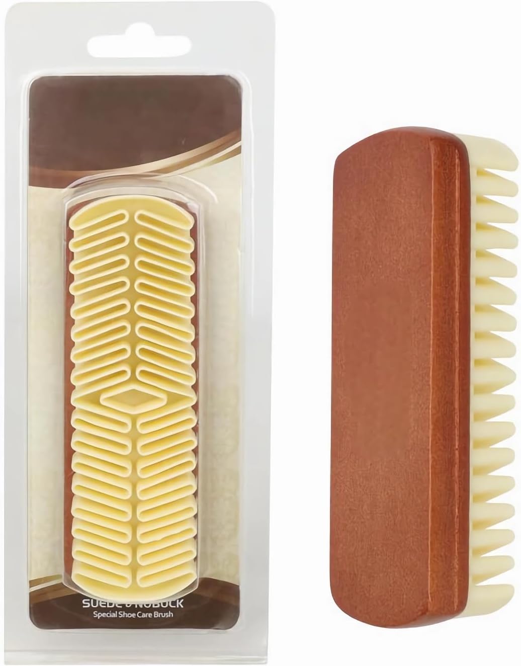 YJing&Z Suede Brush for Shoes, Furniture, Boots, Bags & Belts - Crepe Ribbon Suede Cleaner for Re-Fluffing, Lifting Nap, and Nubuck Cleaning
