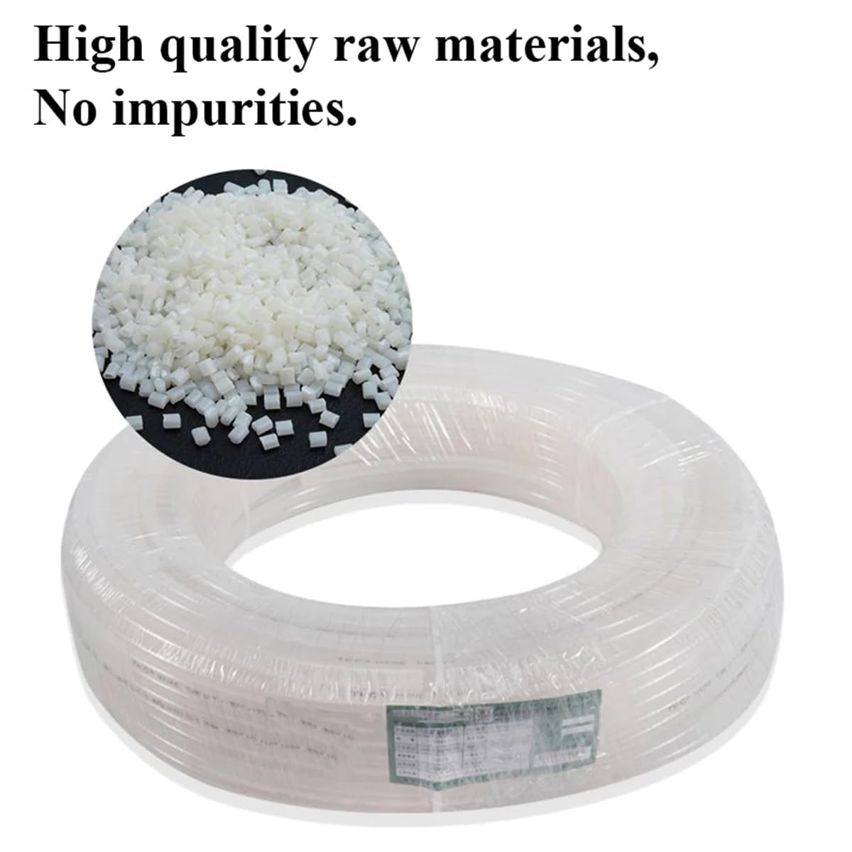 Tube En Nylon PA6 Haute Pression De 1M/2M/5M/10M/15M/20M, Tuyau D'huile En Polyamide Rigide Et Lisse For Compresseur D'air Pneumatique De 4mm 6mm 8mm 10mm 12mm (Color : 10 M, Size : PA 4x2.5)
