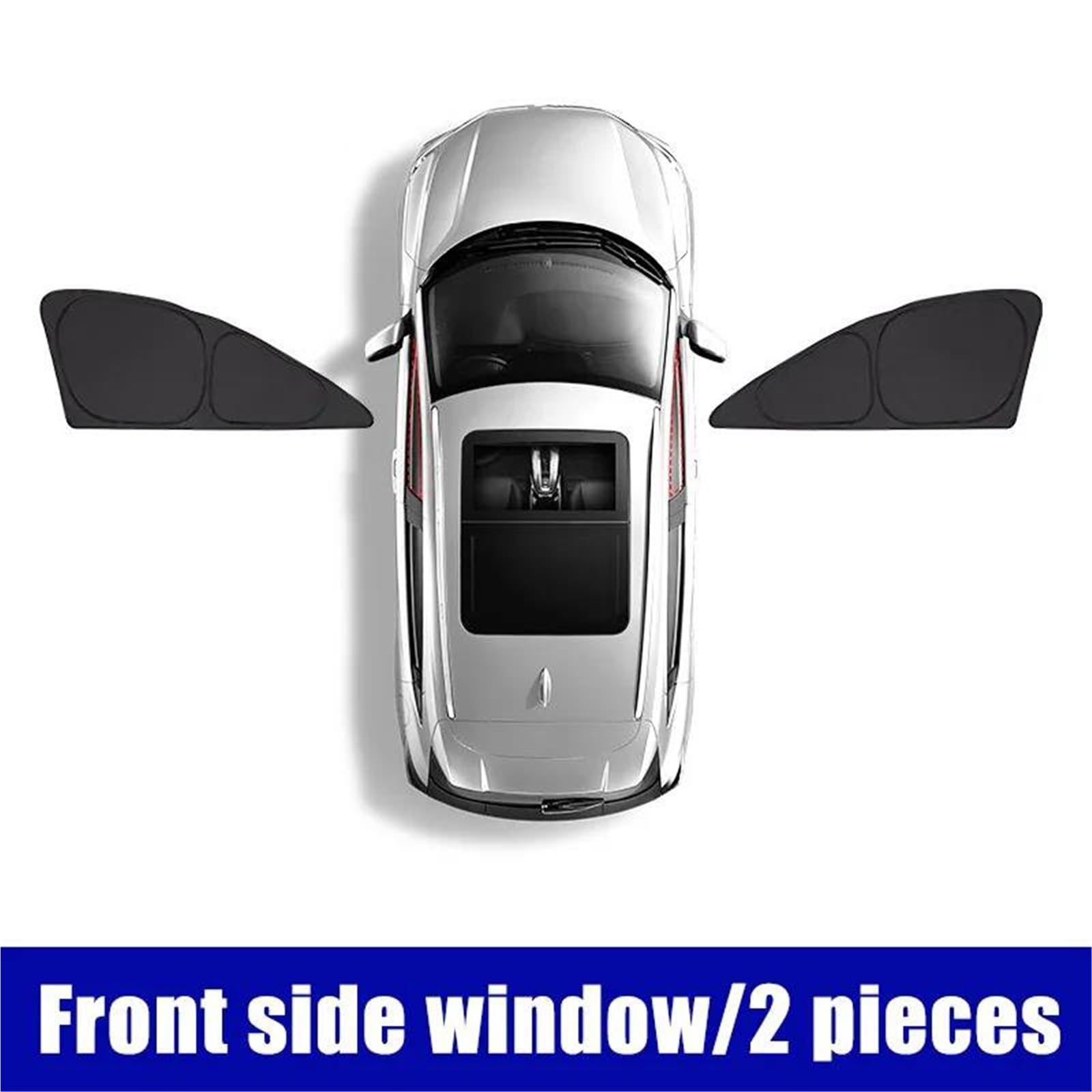 Zonwering Voor Nissan Voor Qashqai J10 Voor Dualis 2006-2013 Autoruit Vizier Privacy Covers Zwart Opvouwbare Volledige Dekking Zonnescherm Zonneklep(Front Side Windows