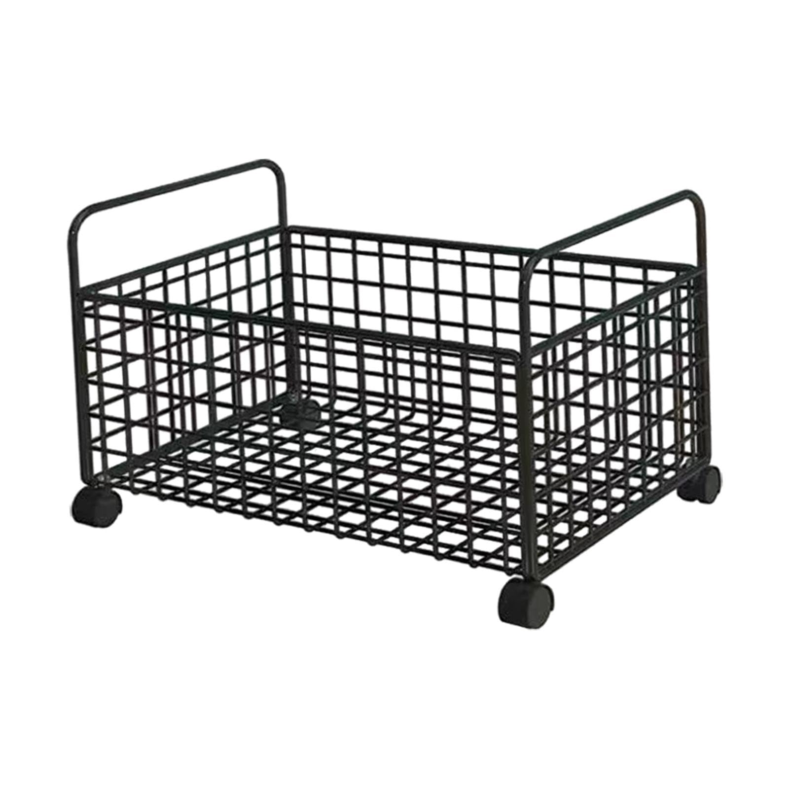 Carrello portaoggetti sotto la scrivania Carrello portaoggetti in Rete con Ruote Organizzatore di File con Ruote Carrello portaoggetti Piccolo per, L