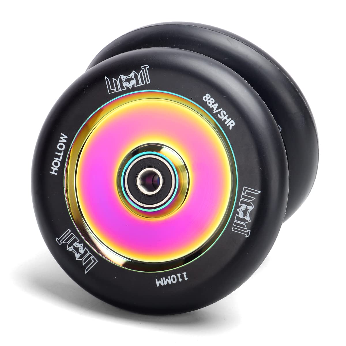 Limit Paire de roues de rechange pour trottinette Pro 110 mm - Noyau creux avec roulements ABEC-9 installés