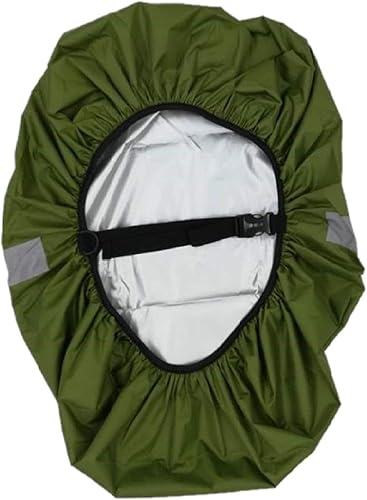 Miniatura 35 de Silfrae Funda impermeable para mochila de lluvia 30L-100L para viajes, escalada, senderismo (rosa, 60L-70L)