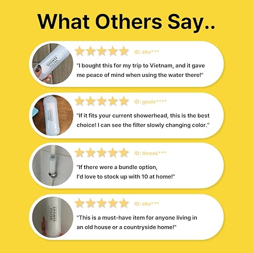 Miniatura 2 de Paquete de 2 filtros de ducha fabricados en Corea, elimina productos químicos tóxicos, agua dura y cloro, filtro de cabezal de ducha para cabezal de