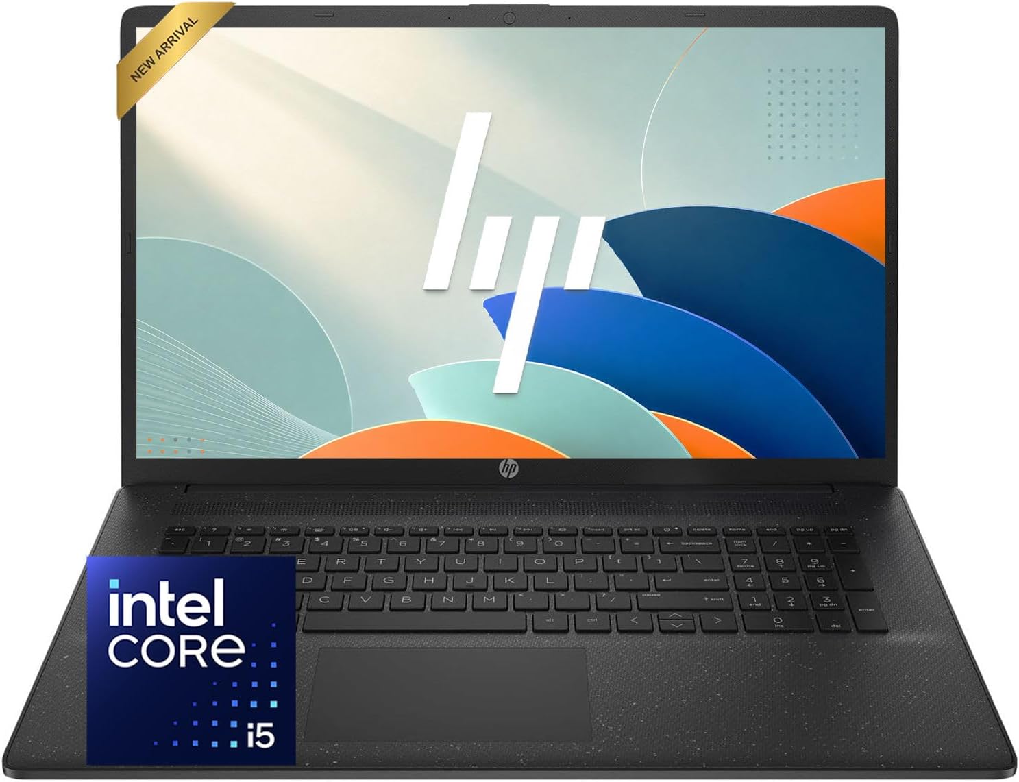 HP 17.3 Inch Business Laptop, 2026-2027 Edition, Intel Core 5 120U, 16GB RAM, 512GB SSD, WI-FI 6, Windows 11 with Office 365 for The Web
