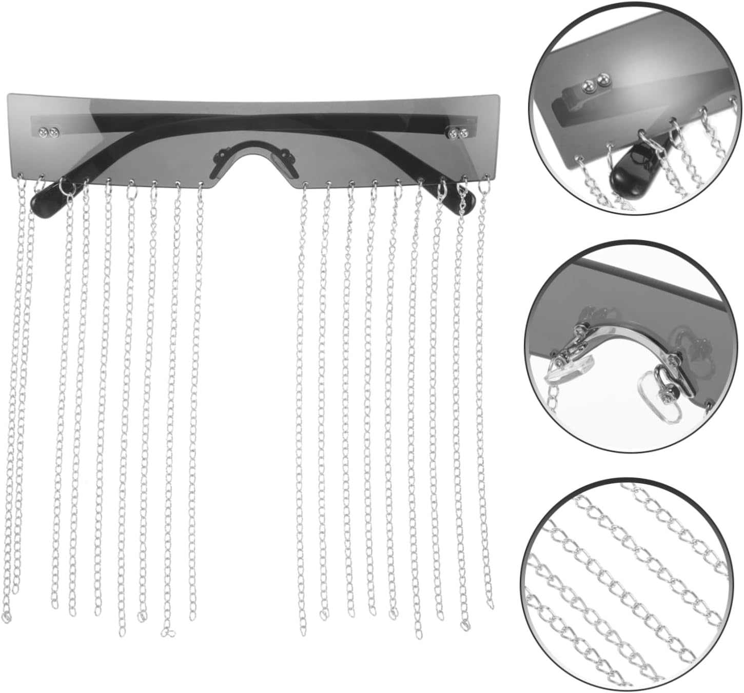 Homoyoyo Sunglass Decorative Eyewear with Fake Diamonds for Parties Unique and Festival Sunglasses for Women Costumes and Night Out Events