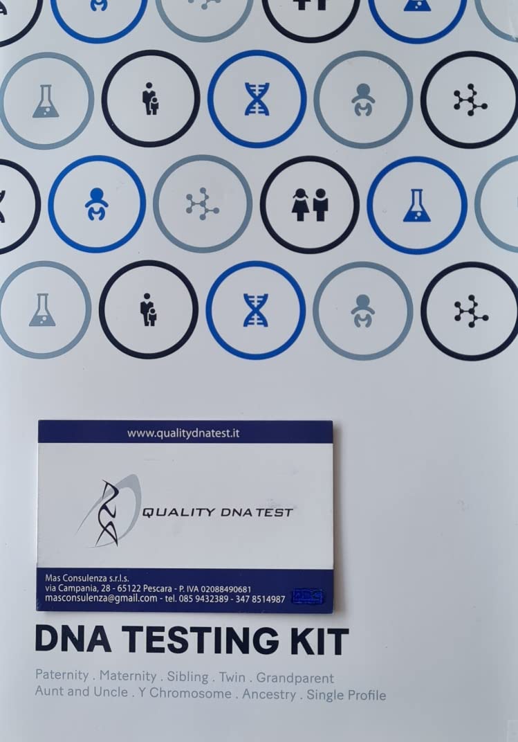 Kit prelievo per test Paternità Dna Quality Dna Test 24 loci genetici