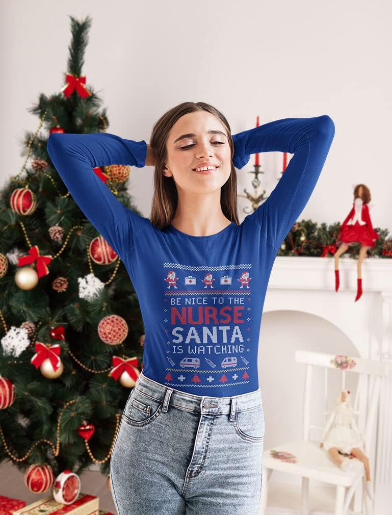 Funny Nurse Christmas Sweater Women's Long Sleeve Togo Ubuy