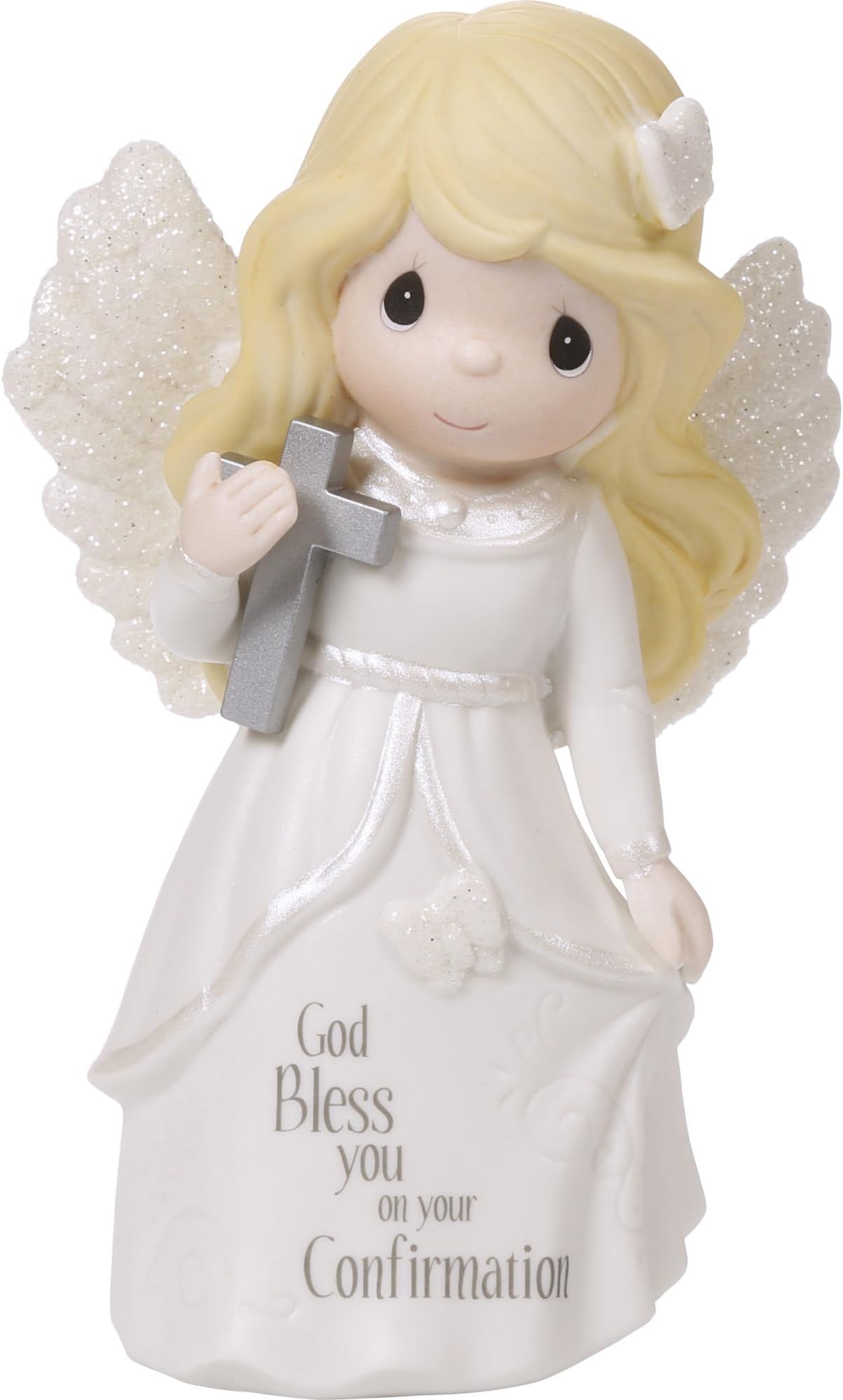 Angel Confirmation Gift, Hand-Painted Bisque Porcelain Figurine, 163052