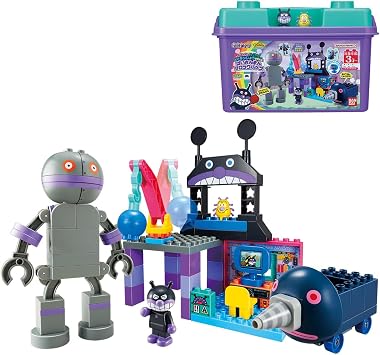 Bandai Blocklabo Block Lab Dadandan! Mogurin! You Can Build a Germ Castle! Baikinman Block Bucket Recommended Age 3 Years and Up
