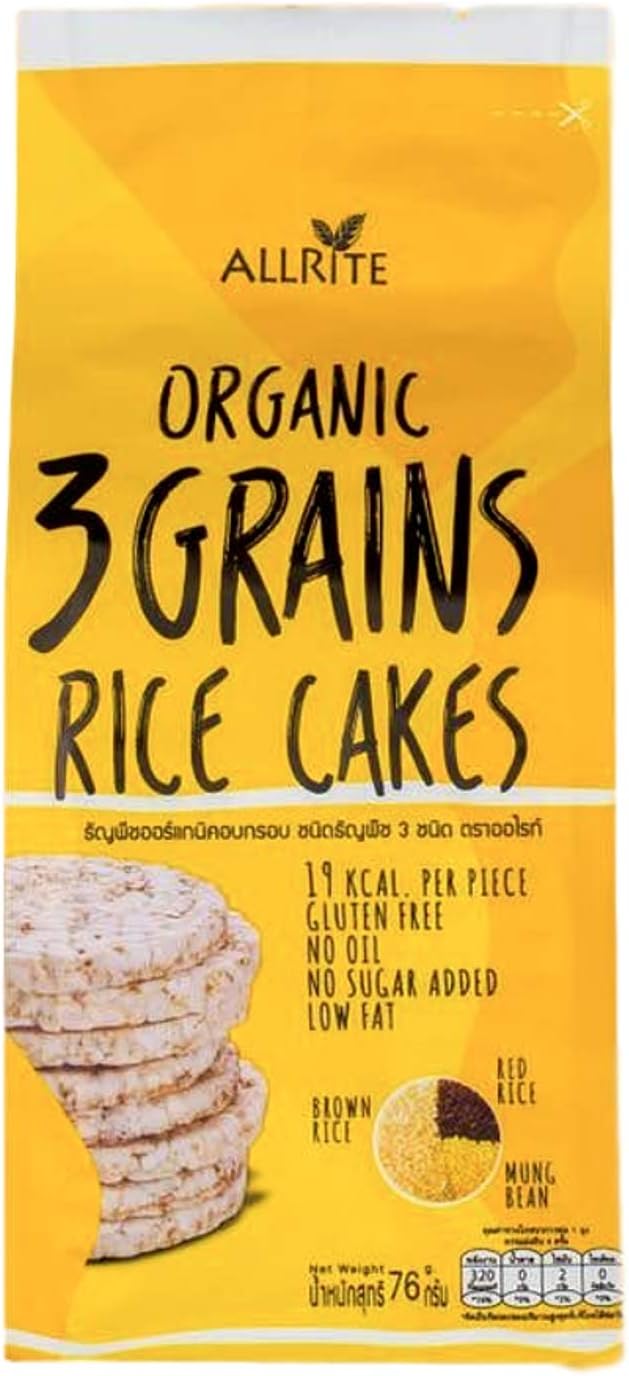 Allrite Organic 3 Grains Rice Cakes