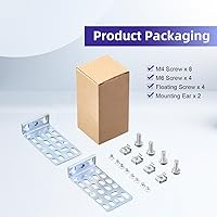 Vista 11 de Kit de montaje en rack para interruptores de enebro de 17,3 pulgadas para Juniper EX2200/EX2300