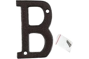 3 Inch House Letter B: Stylish Outdoor Address Enhancements
