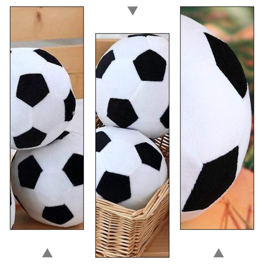Pallone Da Calcio In Peluche Morbido, Cuscino Divano A Forma Di Palla, Arredo Sportivo Per Camerette E Soggiorni