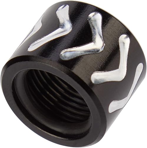 Vista 149 de NDZ Performance Protector de rosca de barril de 1/2x28 pulgadas de aluminio anodizado y acero inoxidable Cerakote o PVD con junta tórica, fabricado