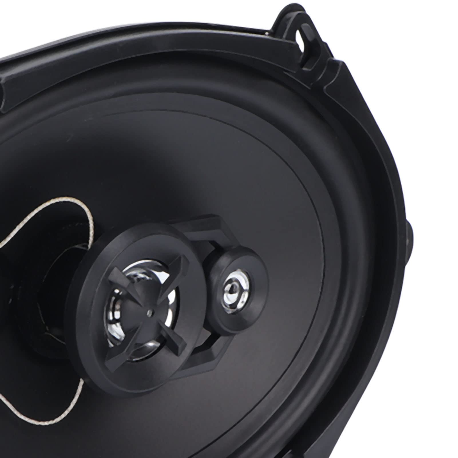 Ejoyous Kopułkowy Głośnik Wysokotonowy Para ABS i Metalowy Samochodowy Głośnik Wysokotonowy 12 V 120 do 180 W 4 Ohm 91 DB z wbudowaną zwrotnicą i osłoną siatkową do Uniwersalnego Samochodowego