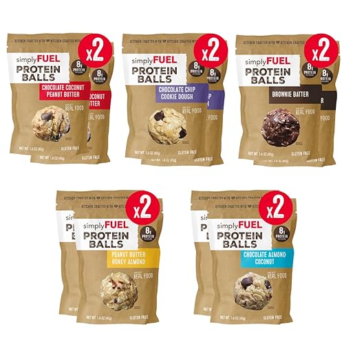 simplyFUEL Whole-Food Protein Balls Variety Pack (Ultimate) - 8 g