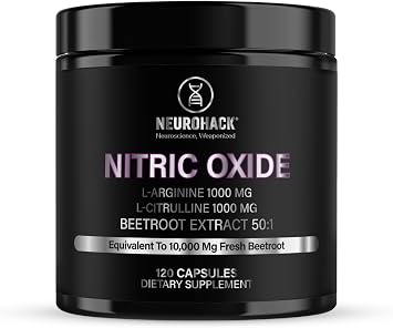 Nitric Oxide Capsules   Beetroot Extract 501 10,000mg Equivalent, L-Citrulline 1000mg & L-Arginine 1000mg   Blood Flow, Circulation, Pump, Endurance, Libido & Vitality Support