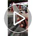 Image of optimistic Hidden Temu made Canyon Knife With Orange Kydex Sheath for Kitchen Utility, Fruits, Vegetables, Meat | Portable Travel Essential for Home, Outdoor, Hiking, Car Use