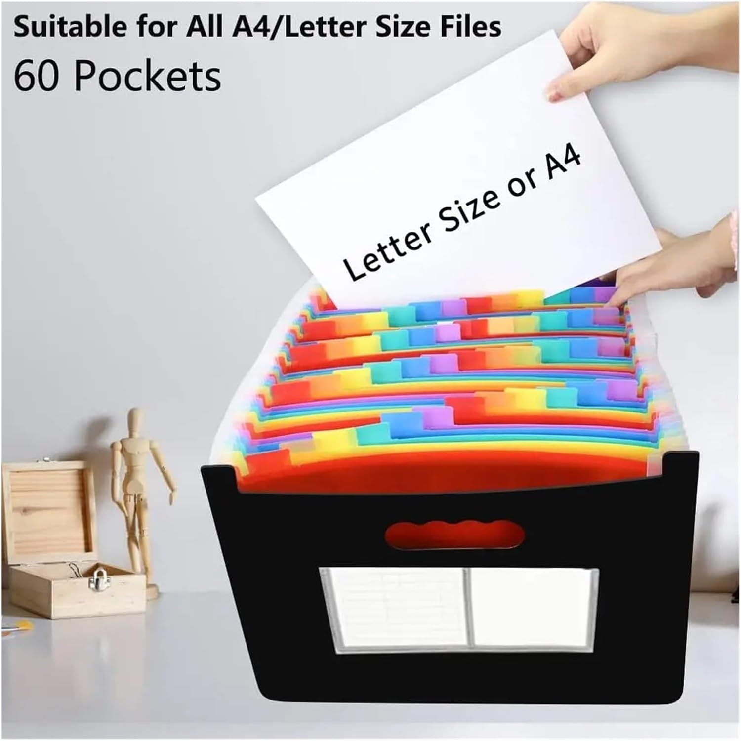 1 organiseur de documents extensible A4.