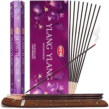 Auroshikha Incense, Ylang Ylang, 10 Gram (784922286741)