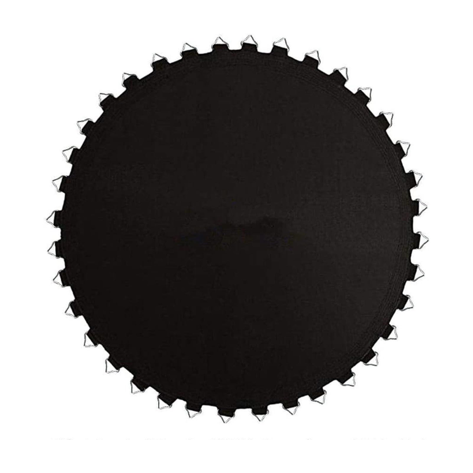 Tappeto elastico di ricambio per giardino, tappeto elastico rotondo con bordo di sicurezza, tappeto elastico divertente per esterni (molle non incluse), resistente alle intemperie, facile da