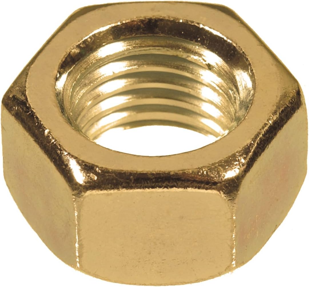 3/4"-10 Finished Hex Nut, Brass (Quantity: 150)