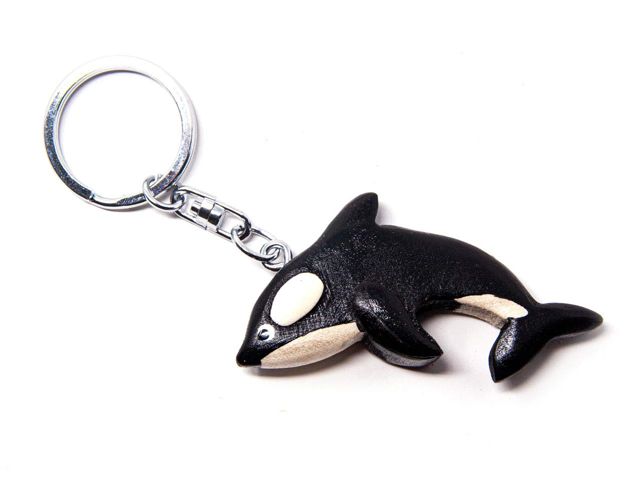 Cornelißen Wooden and Metal Orca Killer Whale Water Animal Sea Animal Key Ring
