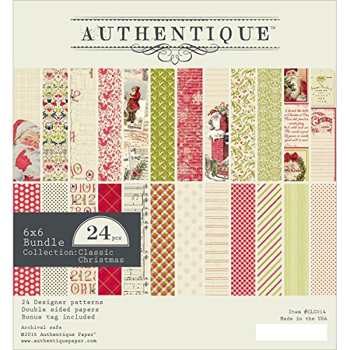 Authentique Classic Christmas 6x6 Paper Pad