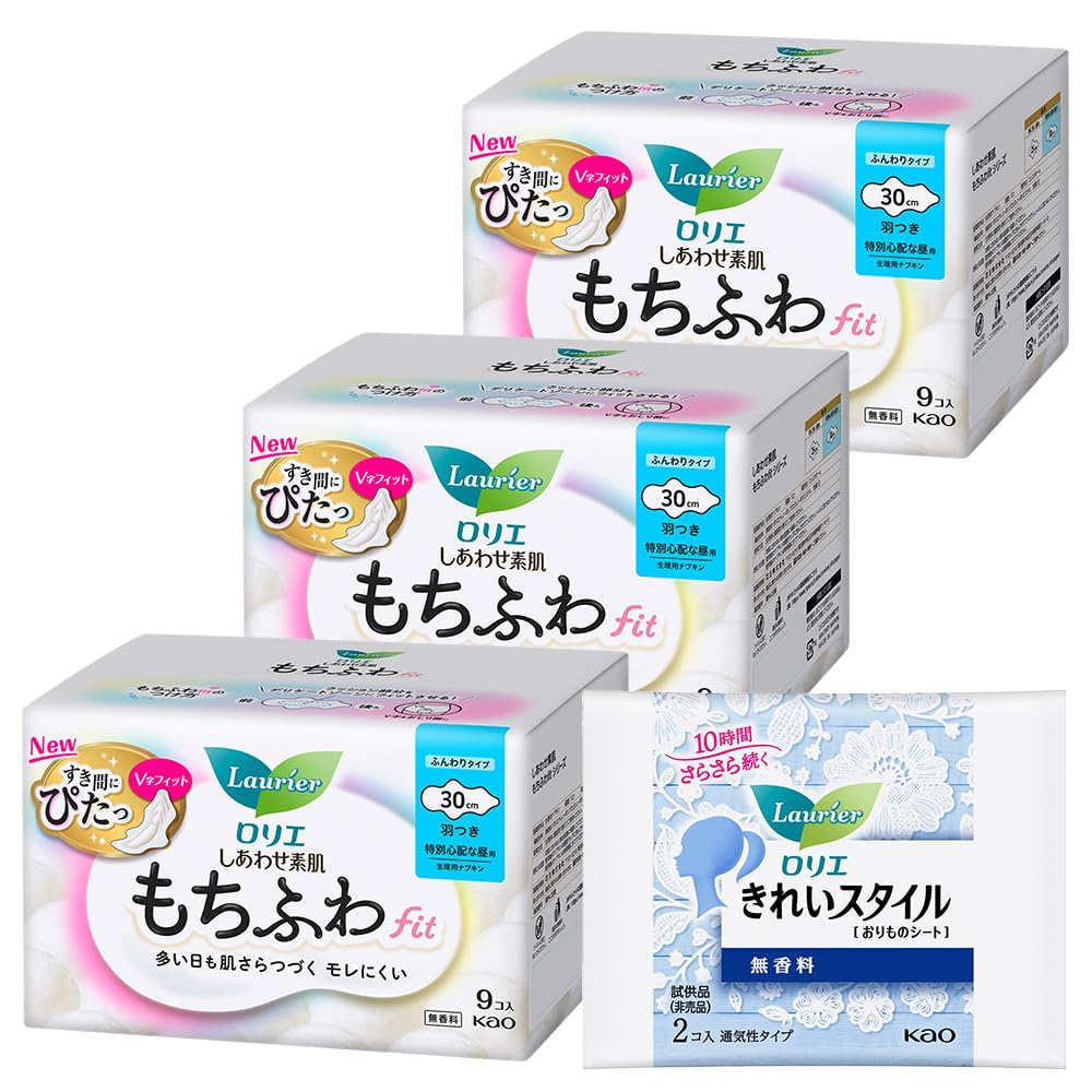 Amazon | 【Amazon.co.jp限定】ロリエ しあわせ素肌 もちふわfit  