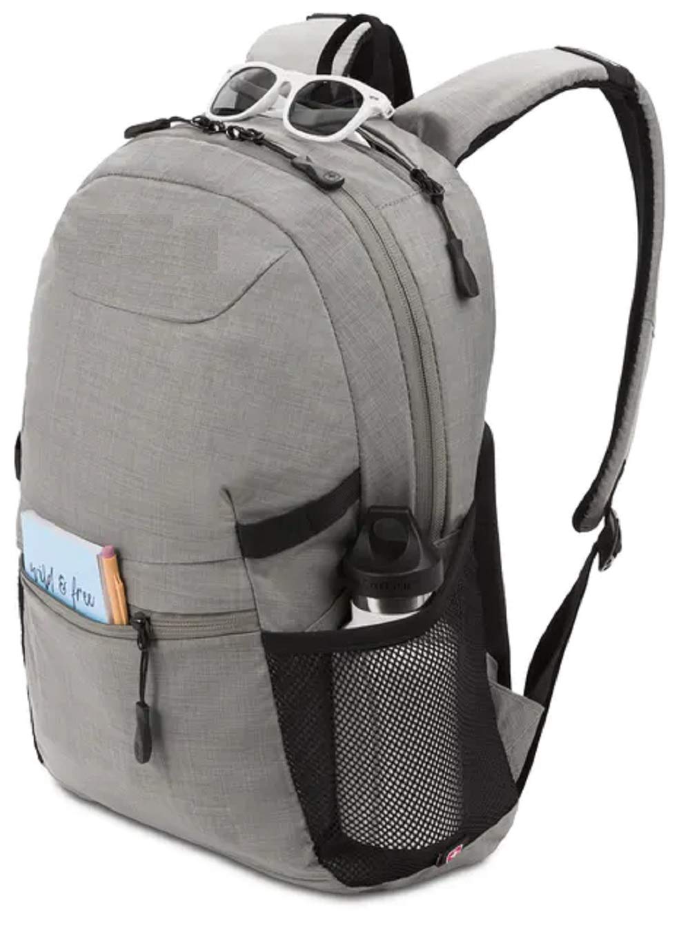 SWISSGEAR 2905 Large Laptop Backpack School Work and Travel/Light Gray