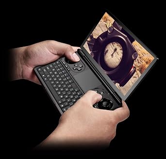 GPD Win Mini 2025 Handheld Game Console, 7 Inch Touchscreen Gaming PC Mini Laptop Gamepad UMPC Win11 AMD Ryzen 7 8840U 16GB RAM/1TB M.2 NVMe SSD