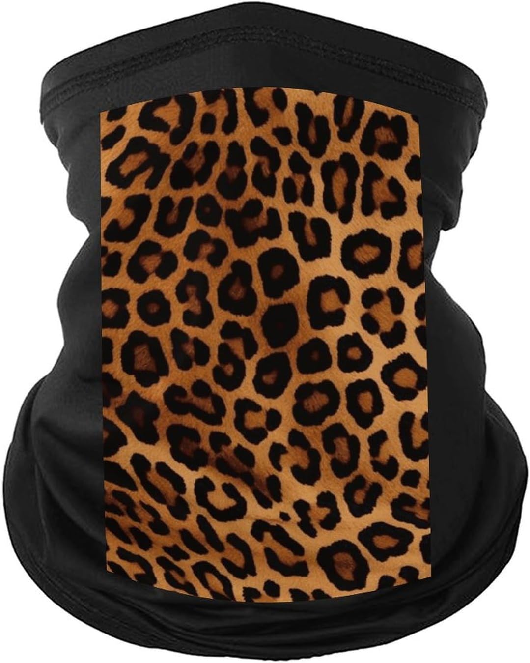 Cool Cheetah Leopard Neck Gaiter Face Mask UV Protection for Men Women, Breathable Quick Dry Face Cover Bandana Outdoor Sports Balaclava Wind-Proof for Hiking Skiing Motorcycle Cycling