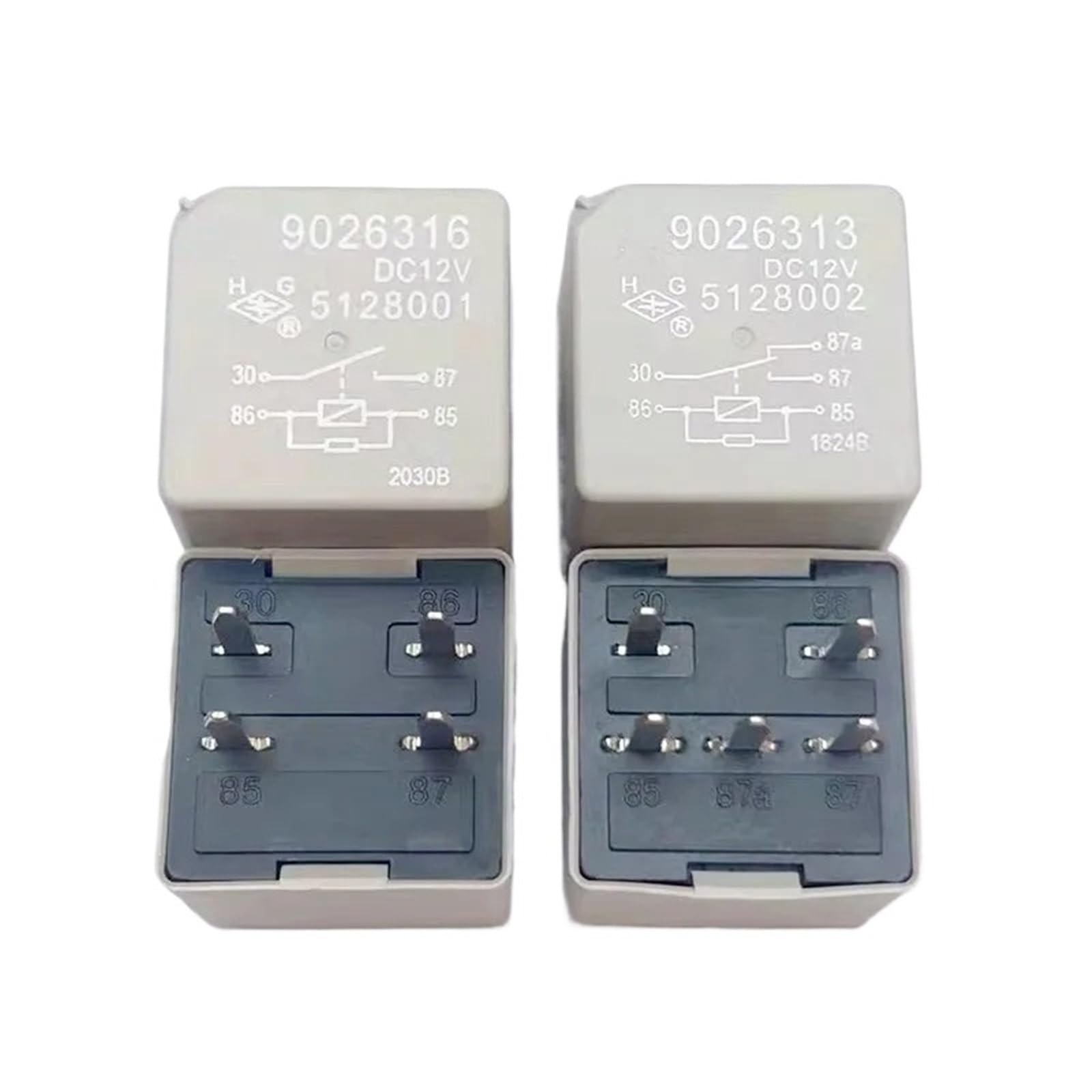 2 piezas, 5 piezas, bomba de combustible de gas, ventilador de aire acondicionado, faro delantero, relé automotriz 9026316 9026313(5PCS 9026316)