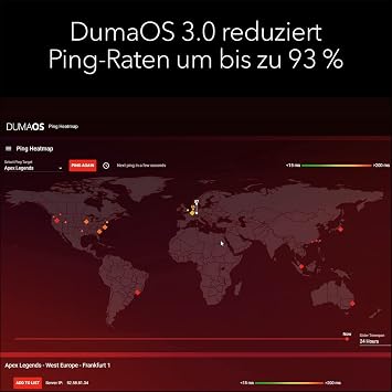 NETGEAR Nighthawk Gaming Router WiFi 6 (AX5400 Speed with 6 Streams Pro Gaming WLAN Router with DumaOS 3.0 Delay-Free Connections XR1000)
