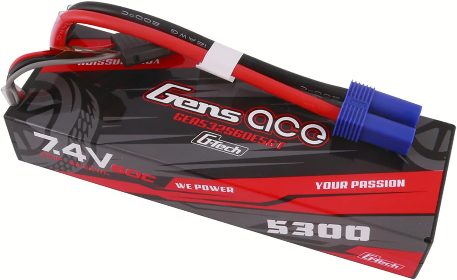 11,1V 5000mAh 60C G-Tech Bashing Softcase LiPo, GensAce Akkus (1:10) E-Revo 2.0 - Foto 6