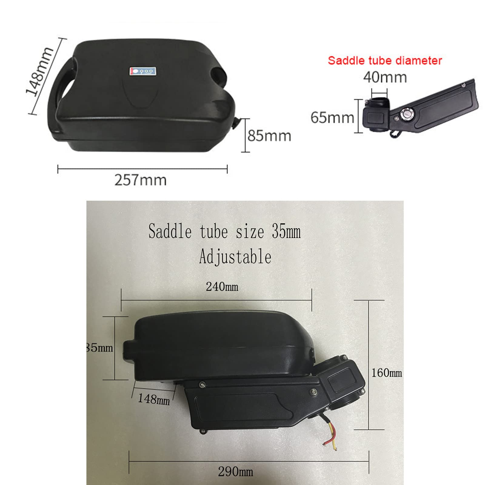 Amazon.co.jp: 24V36V48V電動自転車バッテリー電動折りたたみ