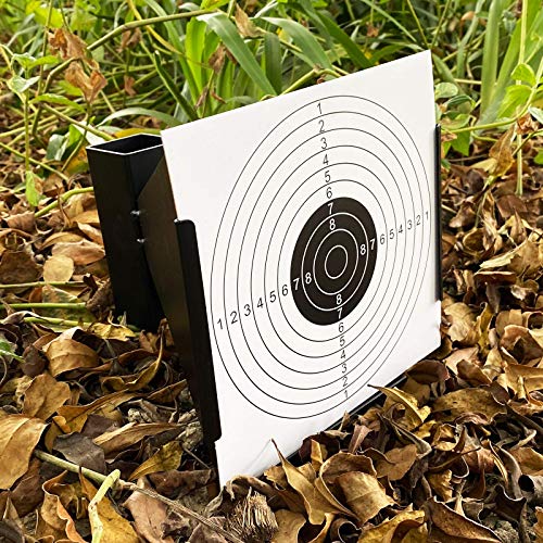 Atflbox 6.7 Inch Bb Gun Trap With 20Pcs Paper Target Bullet Catcher Shooting Target For Airsoft, Pellet, Rifle #TOP6