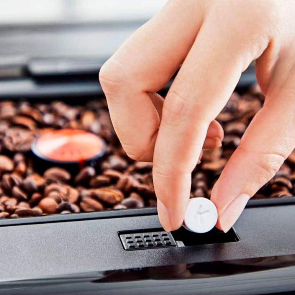 Krups Tavolette Detergenti XS300010 per Macchina da caffè | Pastiglie Decalcificanti Macchina da caffè, Pastiglie Krups Pulizia Caffettiera, 1,5 gr x 10 pezzi