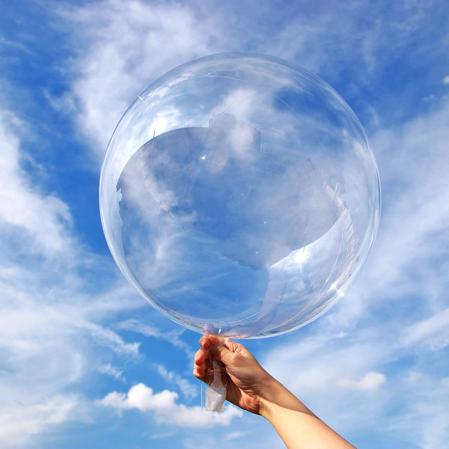 Eanjia18inch Clear Bubble Balloons 20pcs Self-Sealing Bobo Balloons for Clear Balloon Garland Kit Bubbles Party Supplies Sea Theme Party Supplies Baby Shower Birthday Wedding Decoration