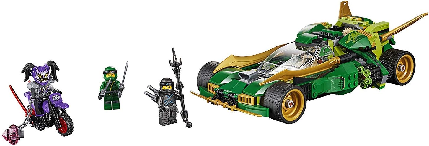 Ninjago Ninja Nightcrawler, Bike & Car with Shooter Function, Masters of Spinjitzu Building Set