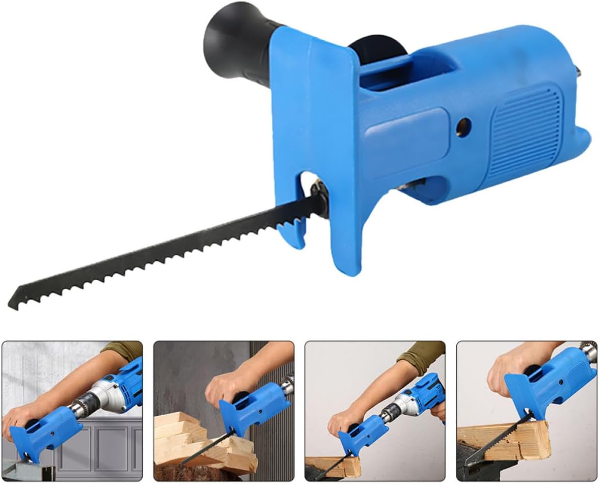 Electric Drill Refitted Saw for Wood Cutting and PVC Projects