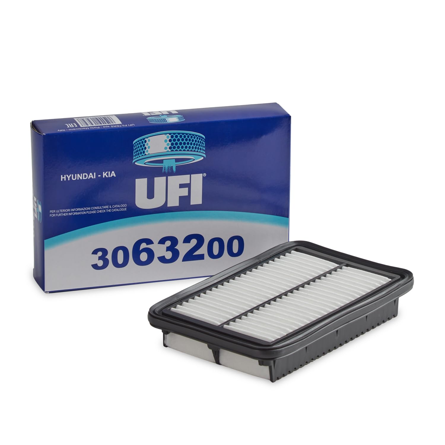 UFI Filters, Filtro de Aceite 30.632.00, Filtro de Aceite de Recambio, Apto para Coches, Apto para Modelos de Hyundai, Kia