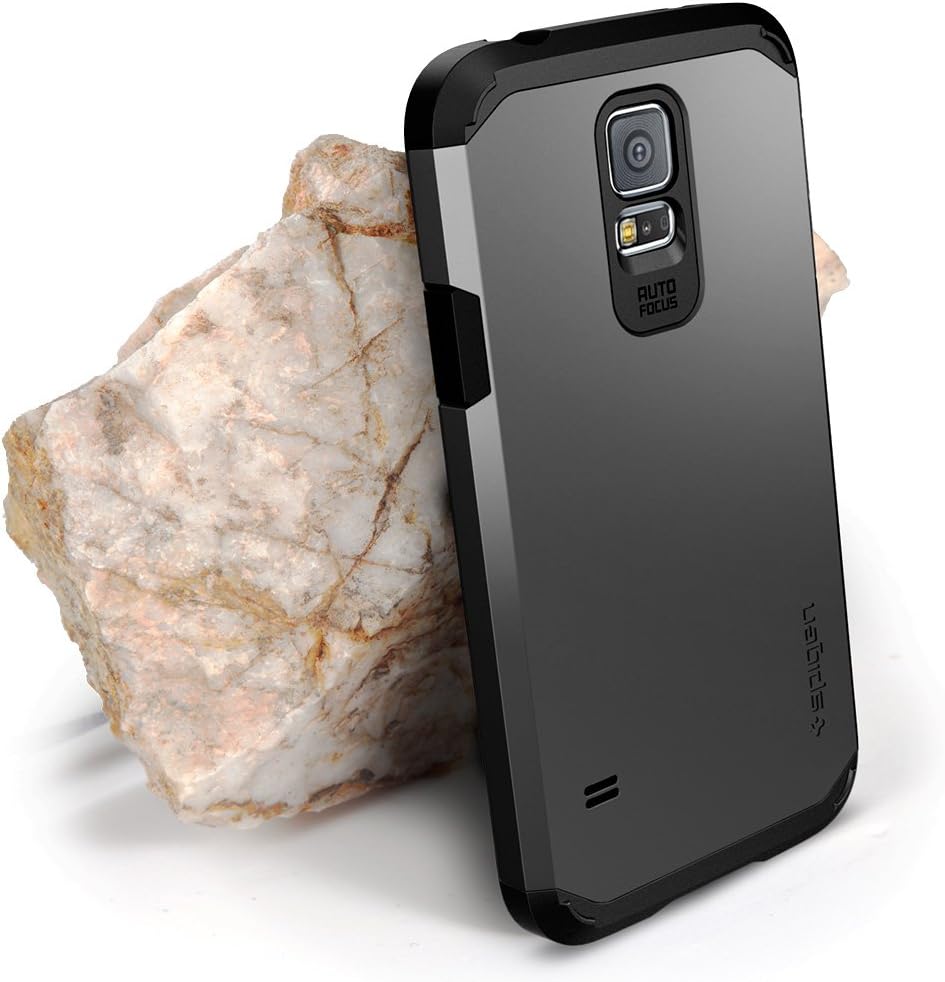 Spigen Tough Armor Designed for Samsung Galaxy S5 Case (2014) - Gunmetal